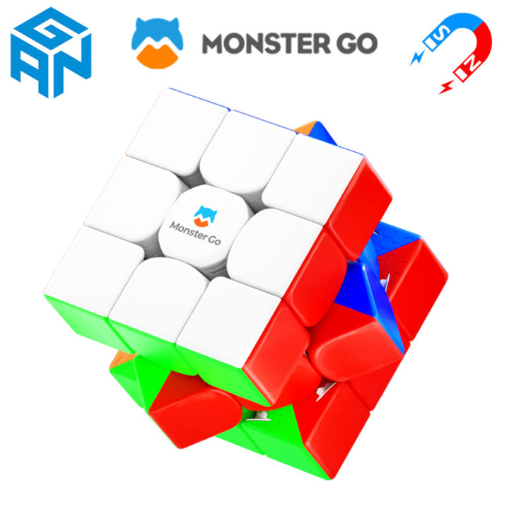 Monster Go GAN Monster Go 3×3 Speedcube Magnetic Magic Cube 48 Magnet 3x3x3 Speed ...