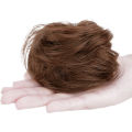 Cute Ball Head Wig Black Light Brown Headband Girl Natural Scrunchie Hairdo Natural Fluffy Simulation Hair Accessories. 