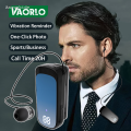 Anrushide K65 Lavalier Business Bluetooth 5.2 Headphone Incoming Call Remind Fashion Voice Noise life 20 Hours One-Click Photo Wireless Headset. 