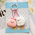 Cute Key Cap Key Covers Rings Key Identifier Tag Organizers Silicone Keychain Holder with Ball Chain. 