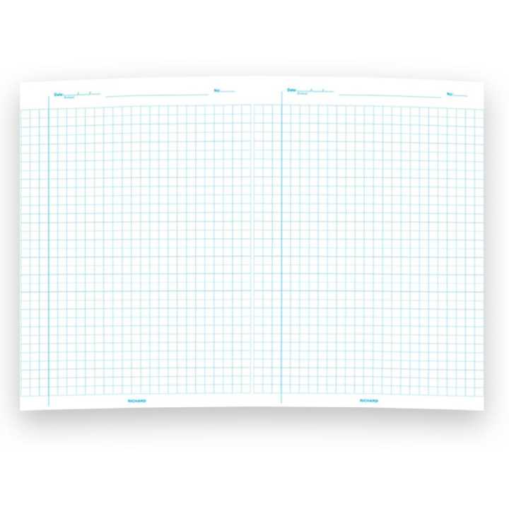 Richard Foolscap Paper - Square rule # (500 Sheets)