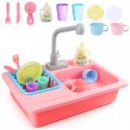 Toy Kitchen Sink with 26 Piece Accessory Play Set. 