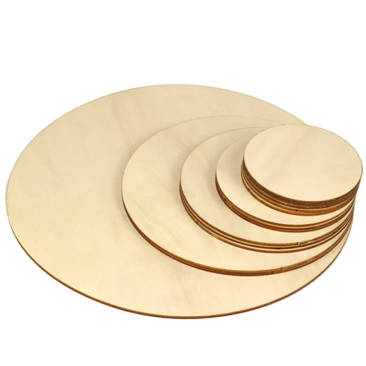 10PCS%20Natural%20Wood%20Pieces%20Slice%20Round%20Unfinished%20Wooden%20Discs%20for%20Crafts%20Centerpieces%20DIY%20Christmas%20Ornaments%204inch%20-%20Image%202
