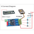 2X 3CH DMX 512 RELAY OUTPUT , LED Dmx512 Controller Board, LED DMX512 Decoder,Relay Switch Controller. 