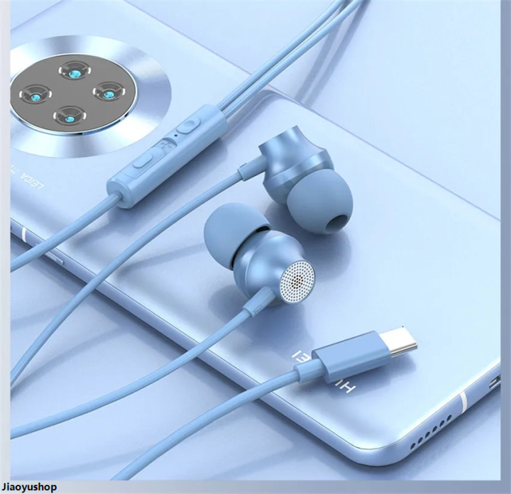 Yuxin%20shopFashion%202023%20New%20In-Ear%20Wired%20Earphones%203.5mm%20Round%20Mouth%20Type-C%20Flat%20Mouth%20Earphones%20Metal%20Heavy%20Bass%20Earbuds%20Blue/Pink/White/Black%20-%20Image%202