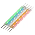 Monja 20Pcs Nail Art Dotting Pen Liner Flower French Tips Acrylic UV Gel Brushes set Manicure Tool. 