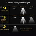 Auoyo LED Solar Light Outdoor Solar Motion Sensor Wall Light Street Lamp Ip65 Waterproof Adjustable 3 Modes Garden Decoration Street Lamp. 