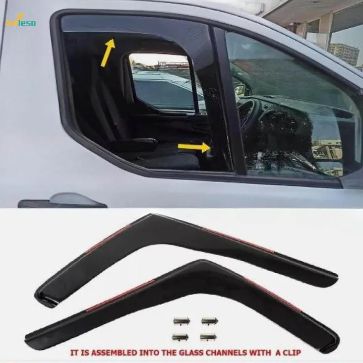 Static Window Reflector Window Visor Wind Deflector Replace Parts Professional Accessories Easy ...