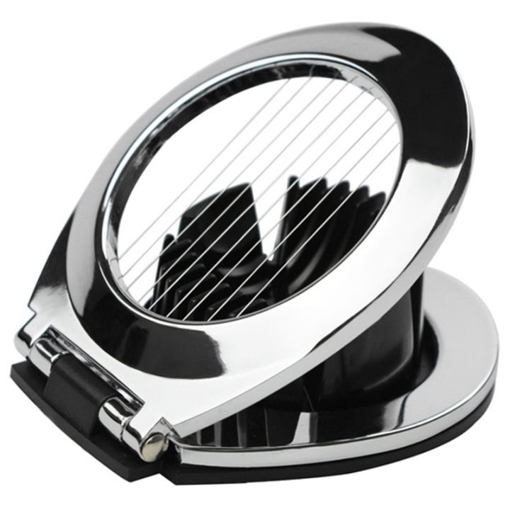 Egg Slicer, Egg Cutter Heavy Duty Slicer for Strawberry Fruit Garnish Slicer, Stainless Steel Wire with 2 Slicing Styles