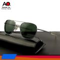 Aviation AO Sunglasses women Men 2022 American Army Military Optical rectangle driving glass pilot Oculos de sol masculino uv400. 