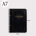Cute Design Vintage Notebook Lightweight Hard Cover A6 A7 Size Pocket Notebook Hot Printed Compact Size Pu Leather Notebook. 