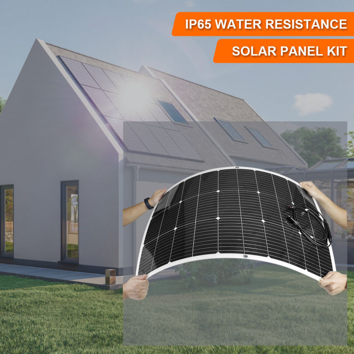 PowMr%20100W%20Solar%20Panel%20Flexible%20Monocrystalline%20Solar%20Cell%20DIY%20Cable%20Outdoor%20Car%20RV%20Waterproof%20Rechargeable%20Power%20System%20-%20Image%203