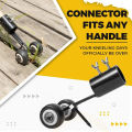 KOGEEK Adjustable Length Idler Wheel Garden Gap W-eed Extractor Portable Outdoor Labor-Saving Weeder. 