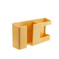 new New Double Grid Wall-mounted Storage Box Remote Controller Storage of sundries Organizer Charging Holder Multifunction Wall Mounted Holder. 