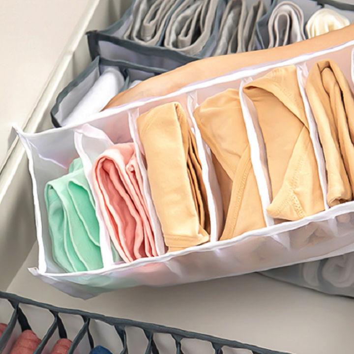 6/7/11%20Grids%20Dormitory%20Closet%20Organizer%20For%20Socks%20Home%20Separated%20Underwear%20Storage%20Box%20Bra%20Organizer%20Foldable%20Drawer%20Organizer%201Pcs%20-%20Image%203