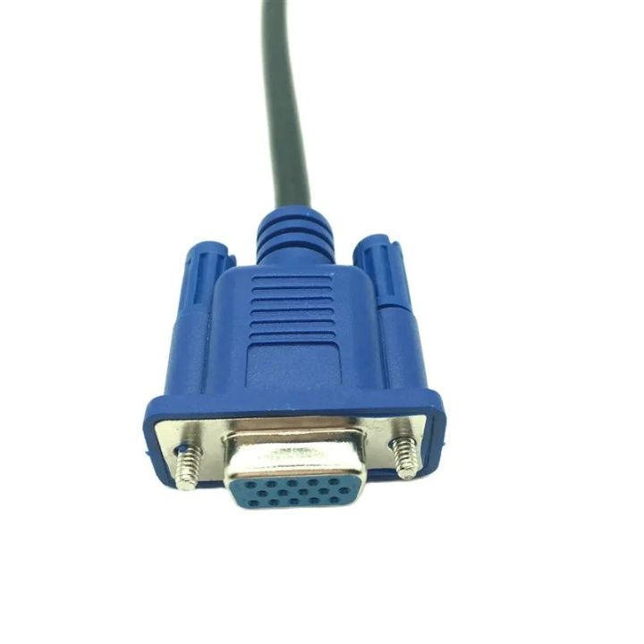 30cm 50cm Vga Cable Male To Female Braided Shielding High Premium Hdtv Vga Computer Tv Display Short M/f Extension Cable