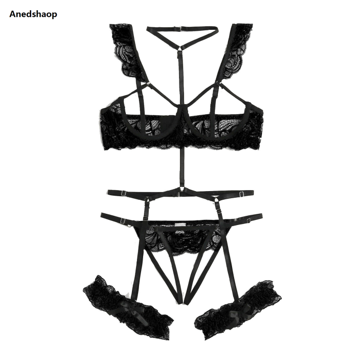 Anedshaop%20Women%20Underwire%20Lingerie%20Set%202pcs%20Halter%20Lace%20Panel%20Garters%202025%20New%20Sleepwear%20Pajama%20Sets%20Clothing%20Seductive%20Lingerie%20-%20Image%203