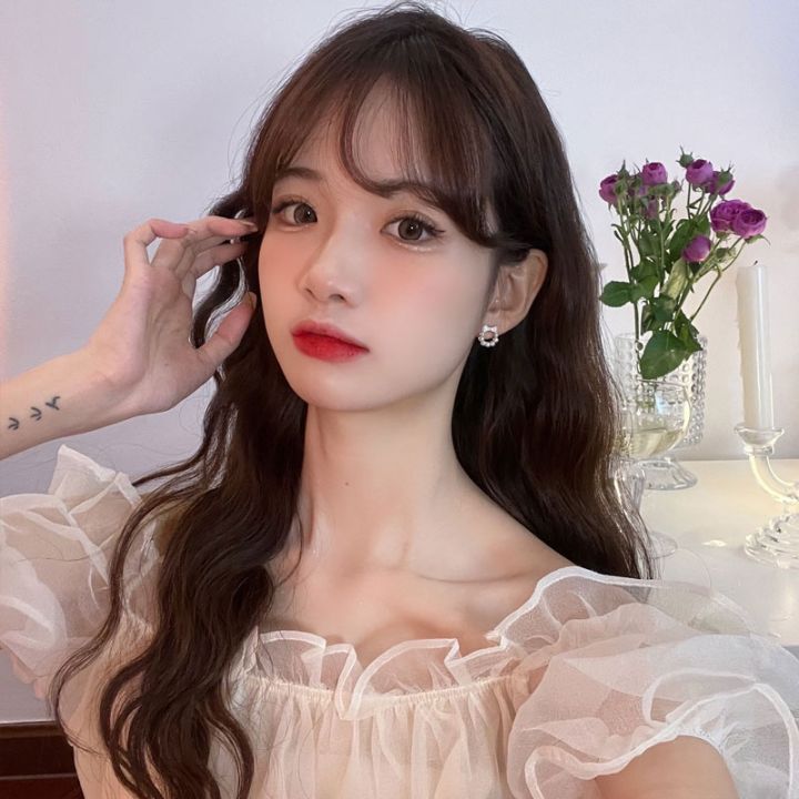 1%20Pair%20Bowknot%20Pearls%20Girls%20Fashion%20Jewelry%20Mini%20Bridal%20Stud%20Earrings%20Ladies%20Wedding%20Elegant%20Party%20French%20Retro%20Women%20Korean%20INS%20-%20Image%203