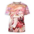 Genshin impact Yae Miko graphic t shirt men women T-shirts casual fashion sexy short sleeve Harajuku summer fashion tops tee Y2K. 