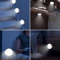 LED Night Light Body Motion Sensor USB Rechargeable Body Induction Lamp, Induction Bulb for Home Indoor & Outdoor Light with Cordless Battery-Powered. 