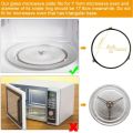Microwave Plate Spare Microwave Dish Durable Universal Microwave Turntable Glass Plate Round Replacement Plate. 