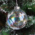 Clear Plastic Ornaments Decorative Christmas Balls Clear Iridescent Decorations Plastic Christmas Ball Ornaments Fillable Ornament Ball. 