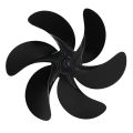 Stove Fan Blade Accessories, Easy To Install Aluminum Alloy Fireplace Fan Blade Replacement Black for Maintain. 