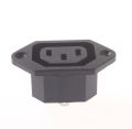 IEC-320 C13 Female PCB Mount Panel Power Socket. 