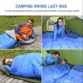 Portable Adult Kids Sleeping Bag, 3 Seasons Compact Single Sleeping Bag For Camping Hiking Outdoor Travel Waterproof Envelope Sleeping Bag. 