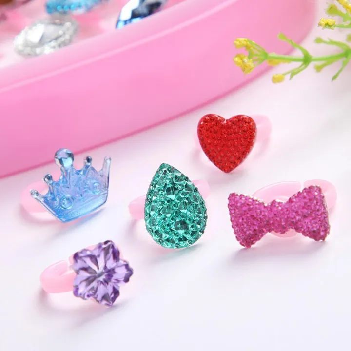 12PCS%20Fashion%20Resin%20Cartoon%20Rings%20Children%20Rings%20For%20Girls%20Ring%20Set%20Finger%20Jewelry%20Display%20Kids%20Gift%20F6R3%20-%20Image%204