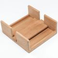Handmade Wooden Paper Tissue Holder Napkin Box for Kitchen Dining 15*15*8Cm Customized Rectangle Serviette Paper Hunger. 