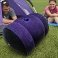 Large portable inflatable pillow for couples, soft sofa cushion, ergonomic support pillow, dual-use body support pad for travel and home, 1 unit. 