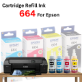 Cartridge Refill Ink 664 For Epson 4 Colors. 