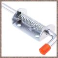 Metal Lock Barrel Bolt Spring Loaded Latch with Grip Heavy Duty for Gate Shed Door Trailer Garage. 