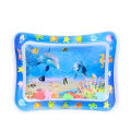【Fast Delivery 1-4 day】Leakproof Baby Splash Pad Dolphin Design Visual Stimulation Mat Premium PVC Material 50x69cm Inflatable Water Play Activity Center for Infants Tummy Time Fun. 