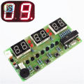 Diy Kits C51 Electronic Clock Digital Led Display Suite Electronic Module Parts And Components Dc 7-12v. 
