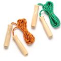 【Hot】 NEW Skipping Rope Wooden Handle Skipping Rope 2.5M For Students Fitness Training Sport Game. 