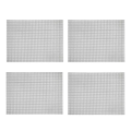 4Pc 21cmX30cm Wire Mesh Silver Wire Mesh Sturdy Metal Mesh Sheets for DIY Projects 304 Stainless Steel No Rust Mesh Screen. 