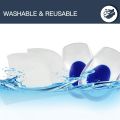 3 Pairs Heel Cups, Plantar Fasciitis Inserts Pads, Gel Heel Cushion, Silicone Heel Protectors, Great for Plantar Fasciitis, Achilles Tendinitis & Heel Sore, for Women & Men. 