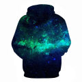 Hoodie Men and Women Stars 3D Printed Space Galaxy Sweatshirt Autumn and Winter Men and Women Pullover Large Size Hoodie. 