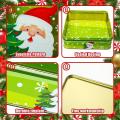 Festive Storage Solutions Holiday Organization Bins Christmas Storage Boxes Skylight Tin Plate Box Cookie Storage Containers. 