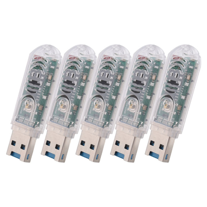 (GGBR) 5Pcs for V3 Btc Miner Silent Miner Machine Usb Mining Machine LV03 74KH/S Mini Asic Mining Bitcoin Miner