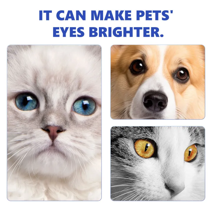 Cataract Drops for Dogs, Dog Eye Drops, Effective Dog Eye Infection Treatment Dog Eye Cleaner Cataract Eye Drops, Improve Vision Clarity, Relieve Red Eyes & Allergy Symptoms