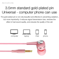 VPB S12 Sport Earphone wholesale Wired Super Bass 3.5mm Crack Colorful Fashion Headset Earbud with Microphone Hands Free for Samsung. 