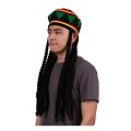 Rhasta Rasta Hat Jamaica Beanie Knit Crochet Slouchy Bob Marley Reggae Style Cap Green/ Yellow/ Black/ Red. 