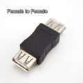 USB 2.0 Type A Female to Female Coupler Adapter USB Connector Male to Male Extender Cable for PC Laptop. 