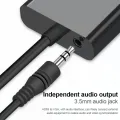 1080P HDMI to VGA Converter For Xbox Ps3 Ps4 PC TV LEDs Etc With Sound Port with Audio 3.5 Aux HDMI to VGA Adapter. 