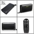 LouisWill Men Long Wallet Fashion Wallets for Men Purse PU Leather. 