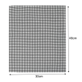 【ZOSR】Grid Shaped Barbecue Mat 20/40cm Reusable High-Temperature Barbecue Non Stick Grid Mat Outdoor Camping Barbecue Accessories. 