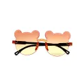 Gradient Frameless Kids Sunglasses Cartoon Partern UV Protection Kids Sunglasses Outdoor Sunscreen Kids Boys Girls Sunglasses 0-8 Y. 